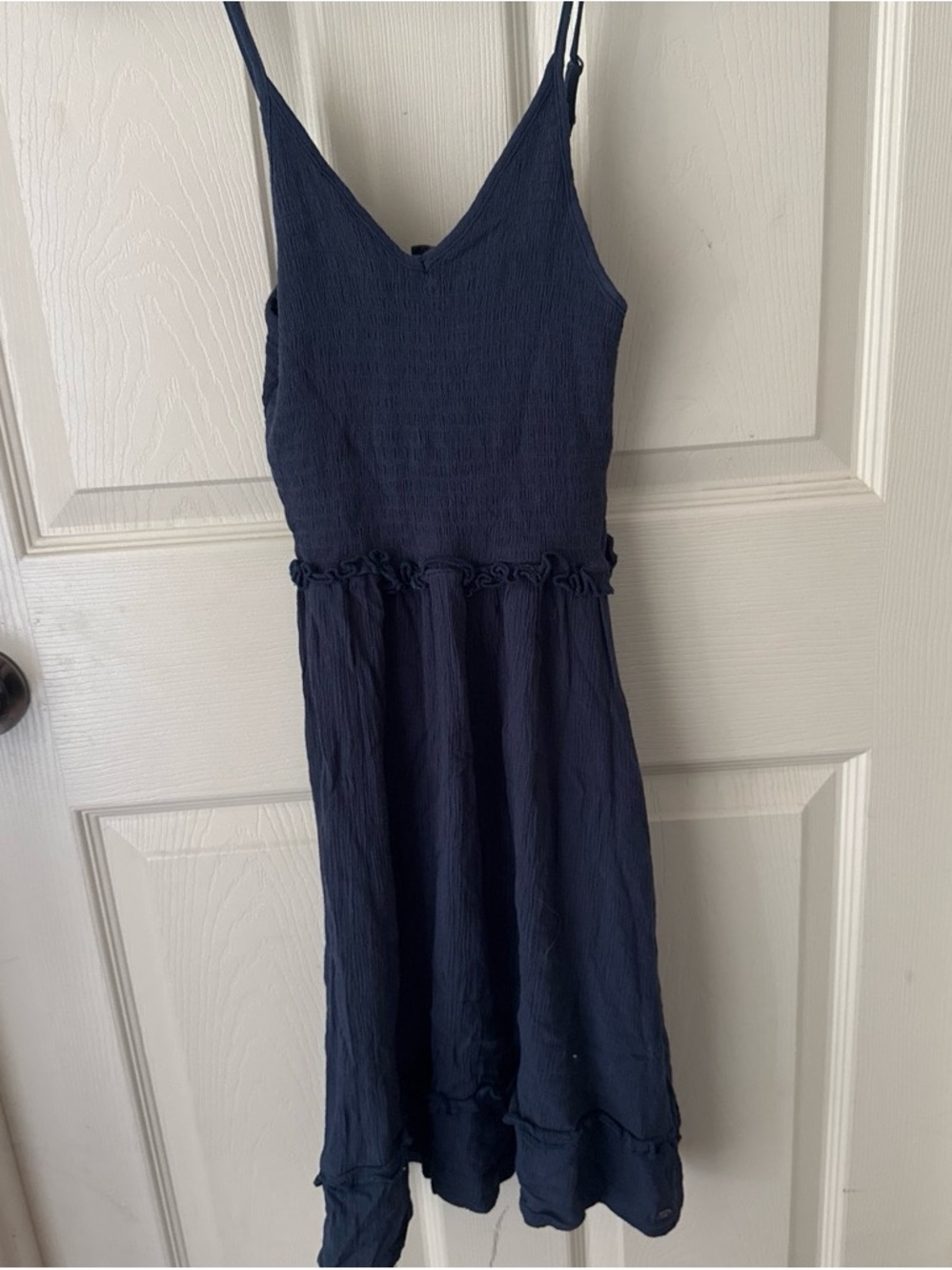 Roxy Navy Blue Spaghetti Strap Mini Dress